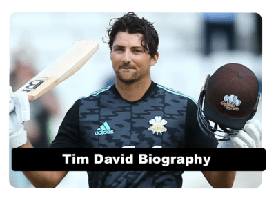Tim David Biographh
